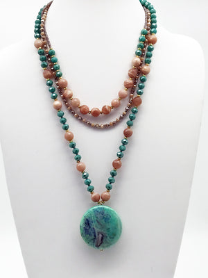 Fire Agate Necklace